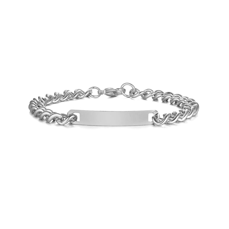 ID bracelet with engraving wide